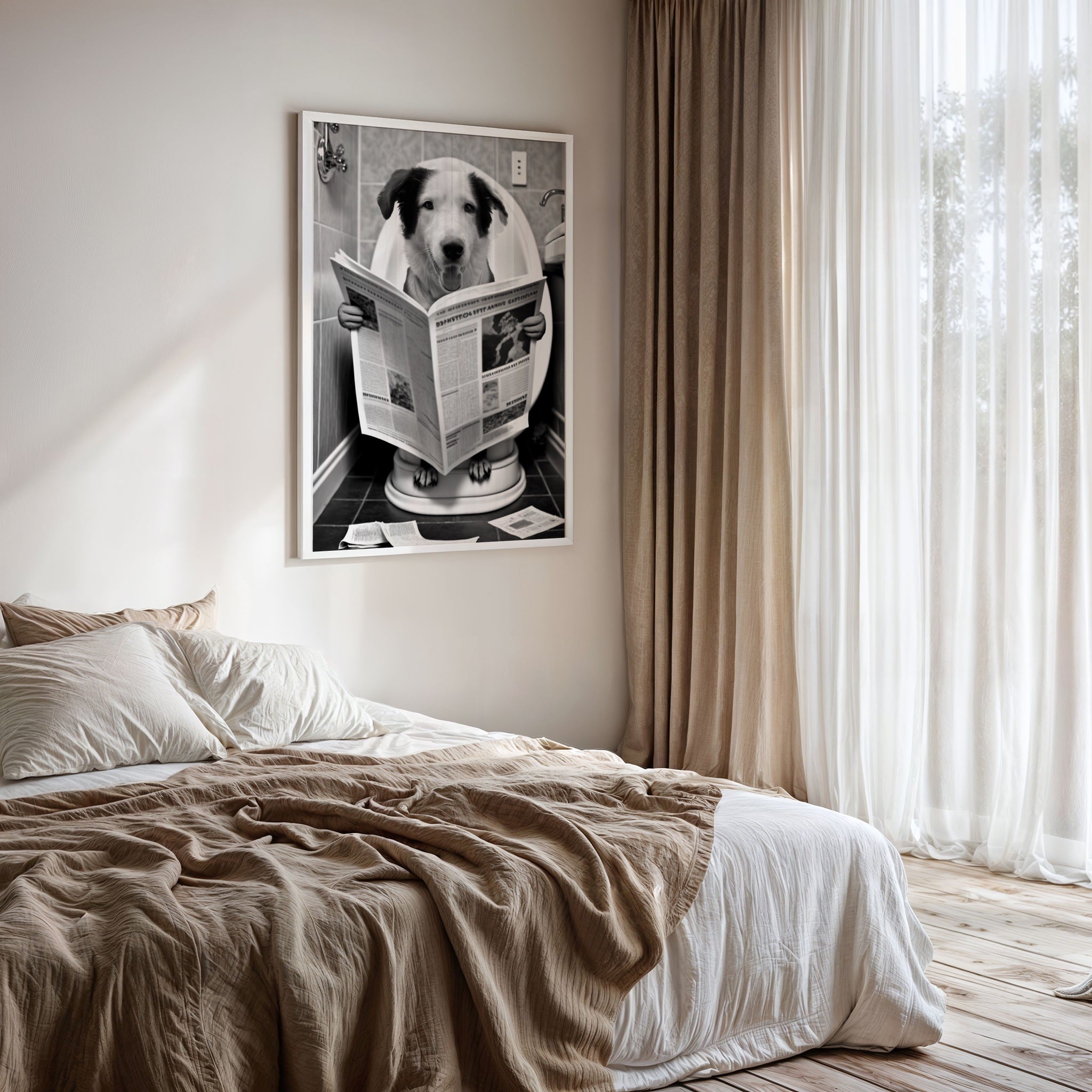 Get your Dog on a Bog personalised print