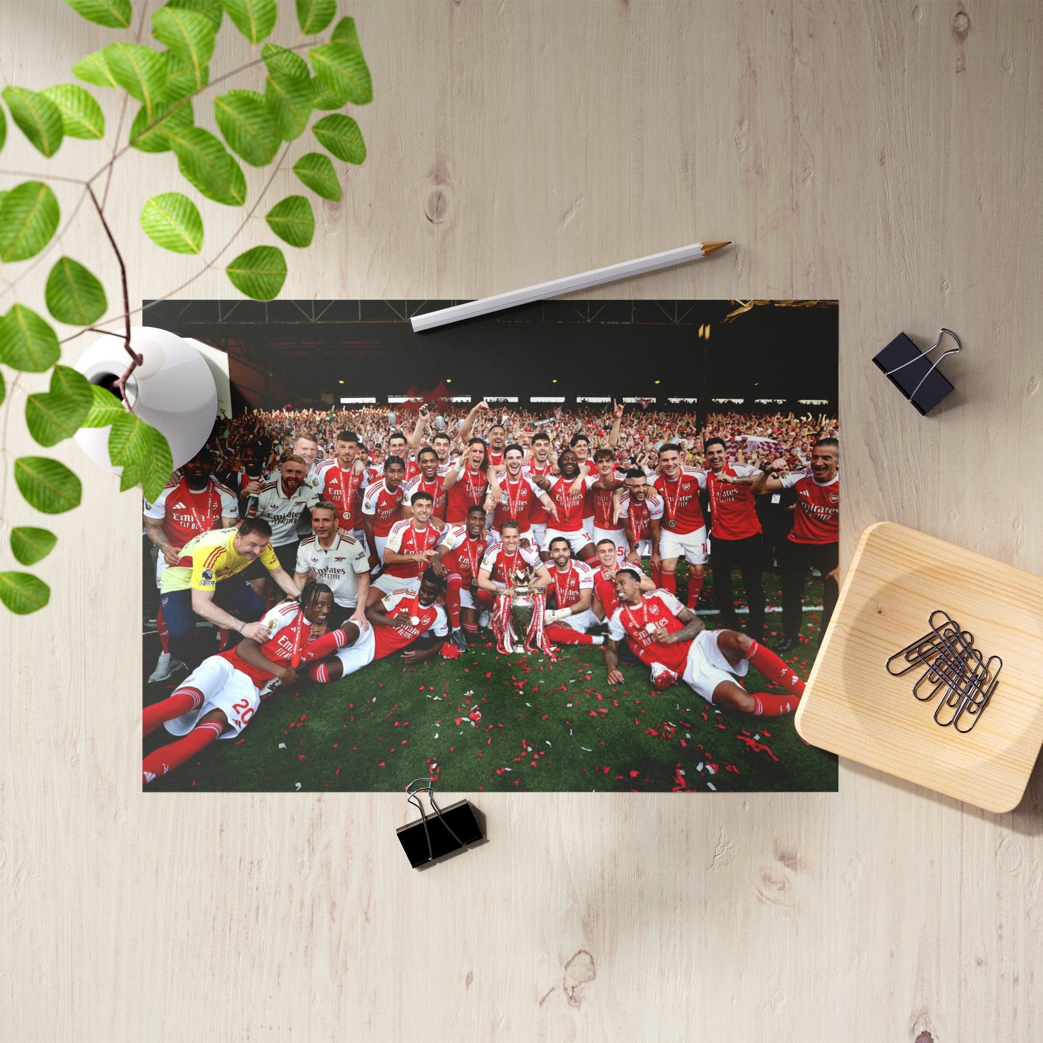 Arsenal FC Premier League Winners 25/26 - IMG #3 – Prints and Canvas